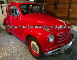 Fiat Topolino C BJ 1953 von Herbert G. sehr selten mit Sonnendach